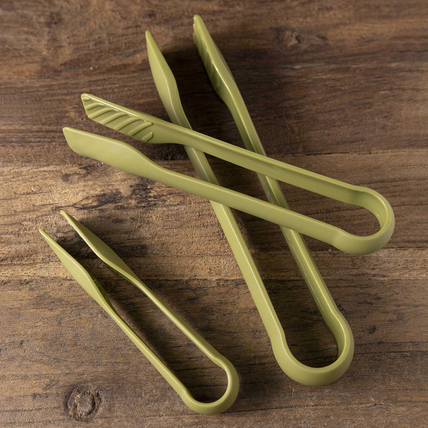 Pinzas Cocina Verde Set X3 - Ambiente Gourmet México
