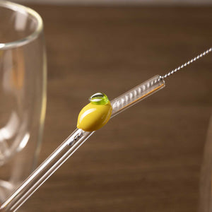 Pitillos de vidrio frutas set x4 - Ambiente Gourmet México