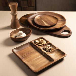 Plato Acacia 20Cm - Ambiente Gourmet México