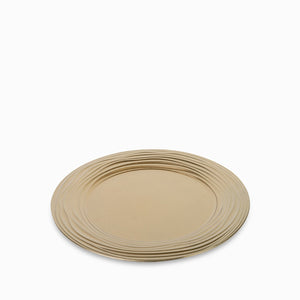 Plato base dahlia dorado - Ambiente Gourmet México