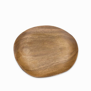 Plato irregular en acacia 30cm - Ambiente Gourmet México