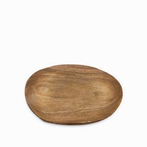 Plato irregular en acacia 30cm - Ambiente Gourmet México