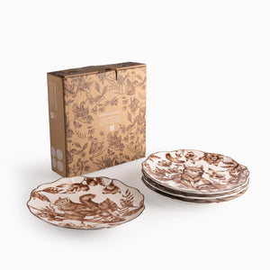 Plato Mediano Bosque Invernal 20Cm Setx4 - Ambiente Gourmet México