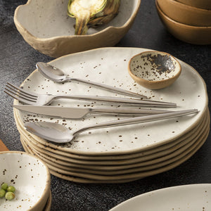 Plato mediano gayra blanco 21 cm setx4 - Ambiente Gourmet México