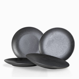 Plato mediano negro mate setx4 - Ambiente Gourmet México