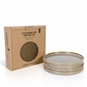Plato mediano siena 20cm setx4 - Ambiente Gourmet México
