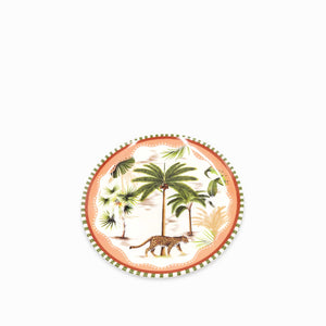 Plato palmeras cheetah 20 cm - Ambiente Gourmet México
