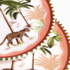 Plato Palmeras Cheetah 20 Cm Set X2 - Ambiente Gourmet México