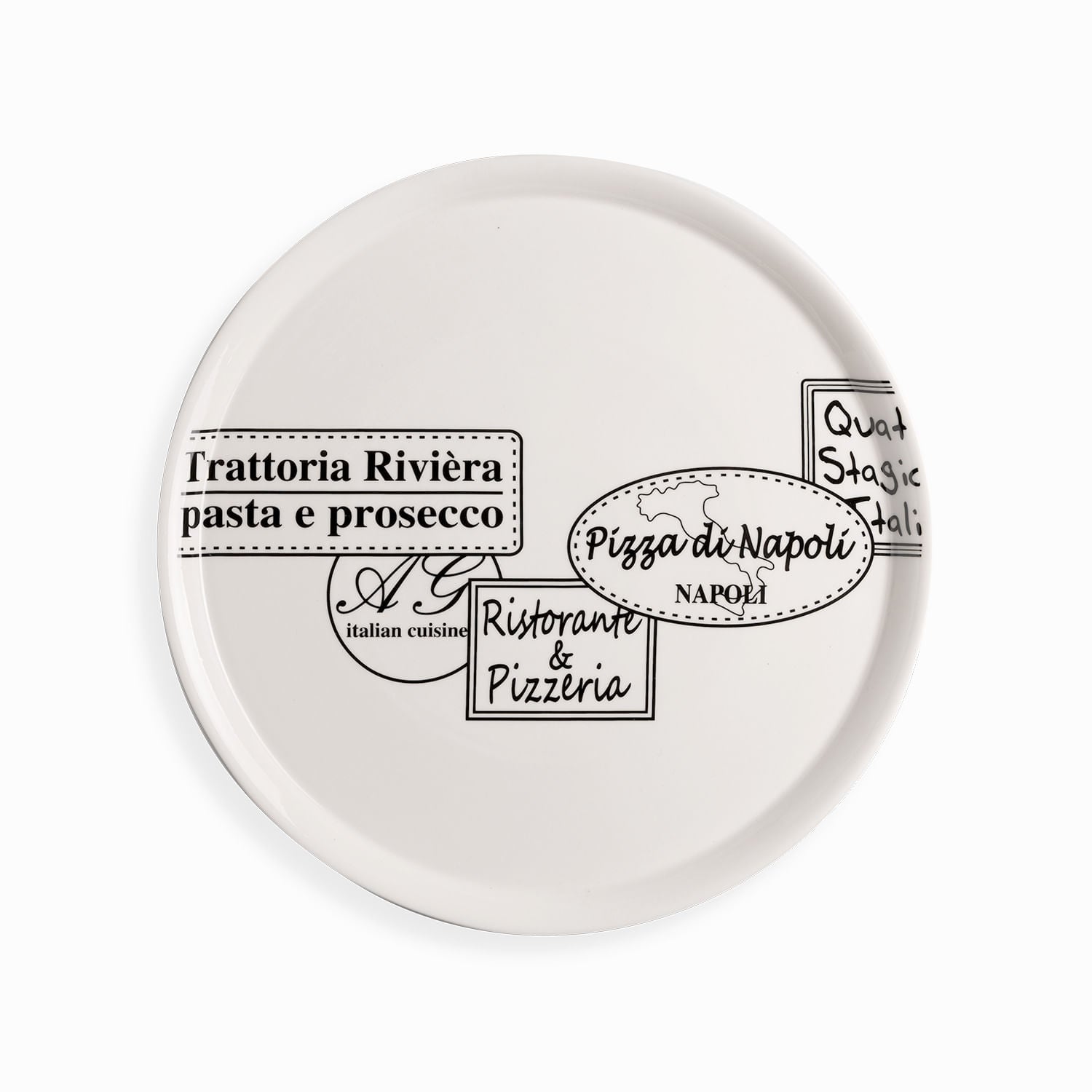 Plato pizza 30cm - Ambiente Gourmet México