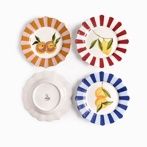 Plato principal frutas 25cm set x4 - Ambiente Gourmet México