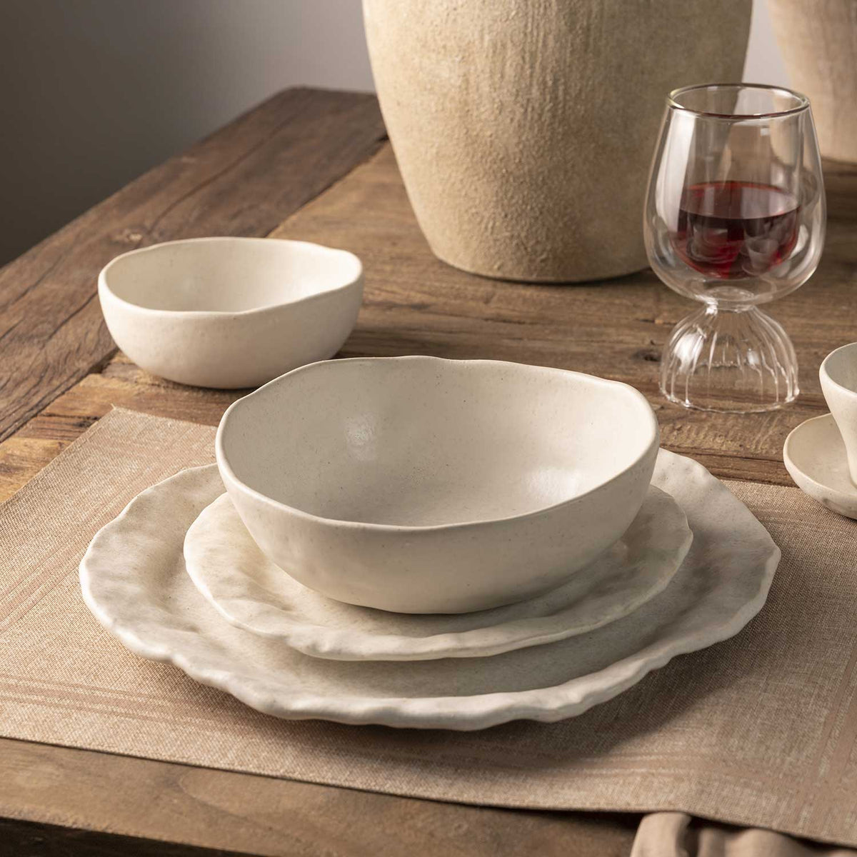 Plato principal nahua 28cm set x2 - Ambiente Gourmet México