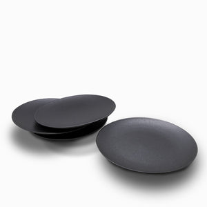Plato principal negro mate 26 cm setx4 - Ambiente Gourmet México