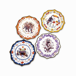 Plato Tesoro jungla 20cm setx4 - Ambiente Gourmet México