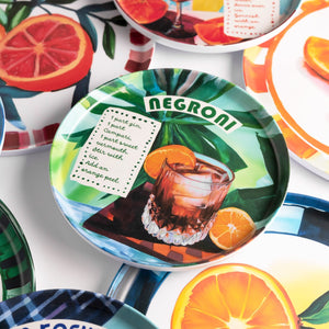 Platos melamina serie cocteles set x8 - Ambiente Gourmet México