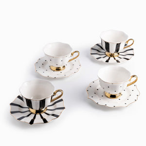 Pocillo Y Plato Contraste Setx4 - Ambiente Gourmet México