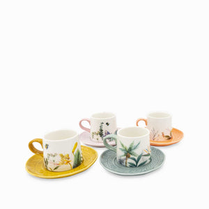 Pocillo y plato lily setx4 - Ambiente Gourmet México