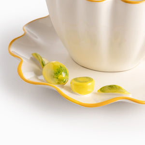 Pocillo y plato Limonetta set x2 - Ambiente Gourmet México