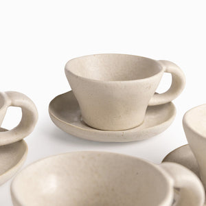 Pocillo y plato Nahua set x4 - Ambiente Gourmet México