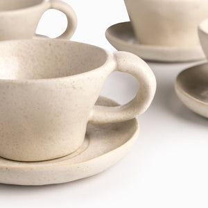 Pocillo y plato Nahua set x4 - Ambiente Gourmet México