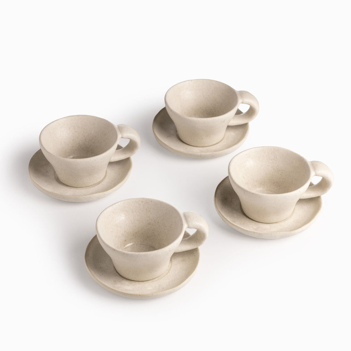 Pocillo y plato Nahua set x4 - Ambiente Gourmet México