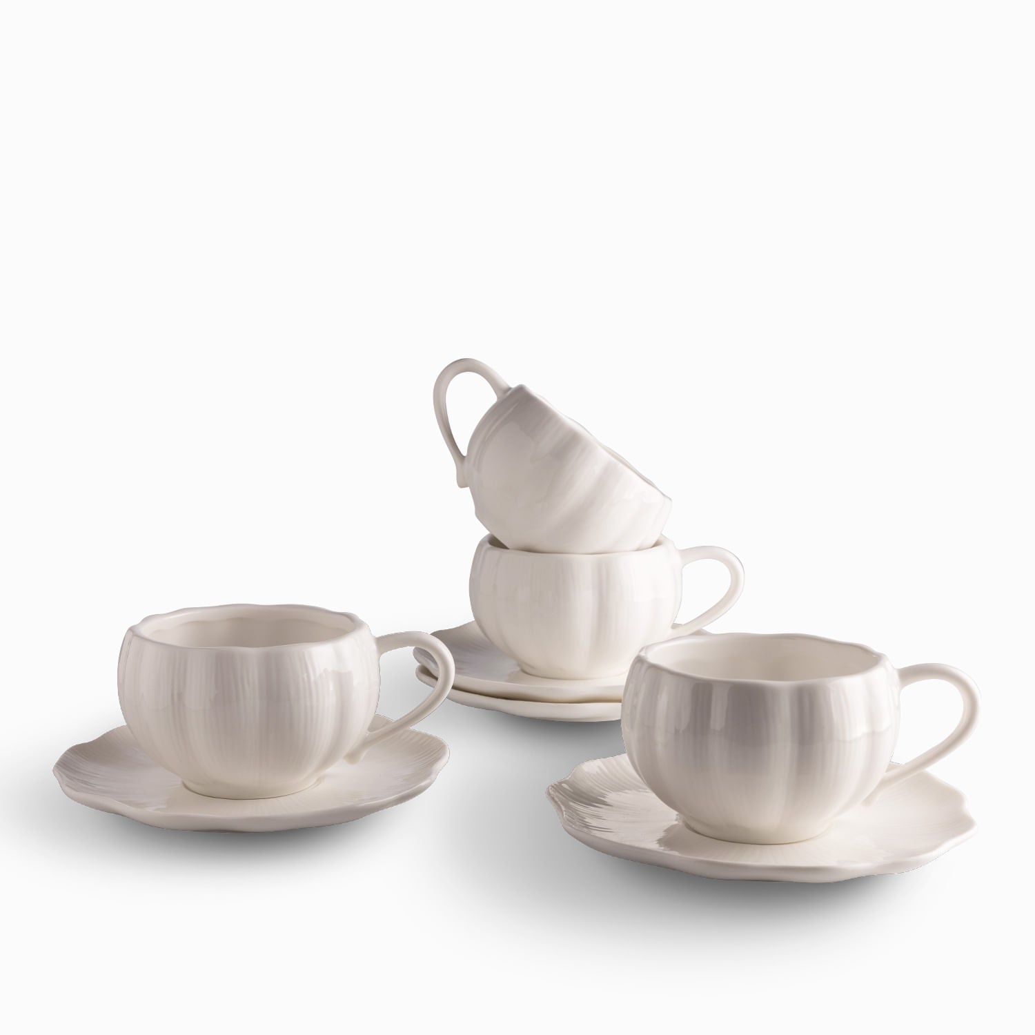 Pocillo Y Plato Pumpkin 200Ml Setx4 - Ambiente Gourmet México