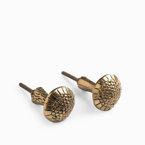 Pomo hongo brass set x2 - Ambiente Gourmet México