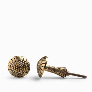 Pomo hongo brass set x2 - Ambiente Gourmet México