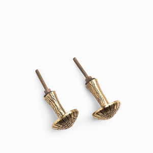 Pomo hongo brass set x2 - Ambiente Gourmet México