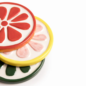 Portavasos cítricos set x6 - Ambiente Gourmet México