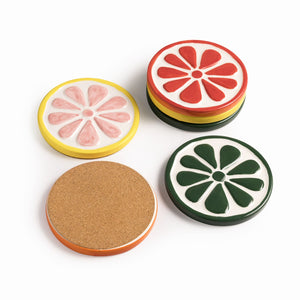 Portavasos cítricos set x6 - Ambiente Gourmet México