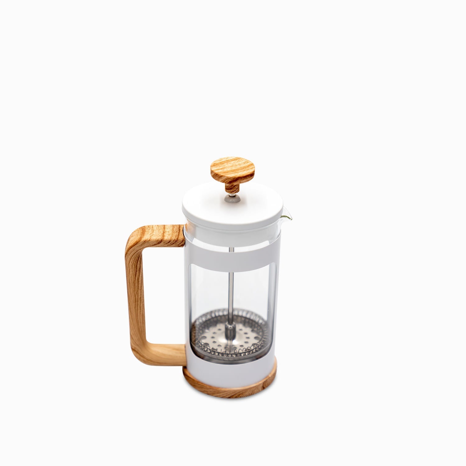 Prensa francesa blanca 350ml - Ambiente Gourmet México