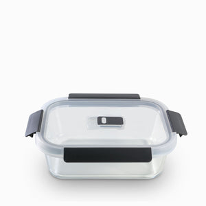 Recipiente en borosilicato gris 1 l - Ambiente Gourmet México