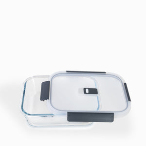 Recipiente en borosilicato gris 1.5 l - Ambiente Gourmet México