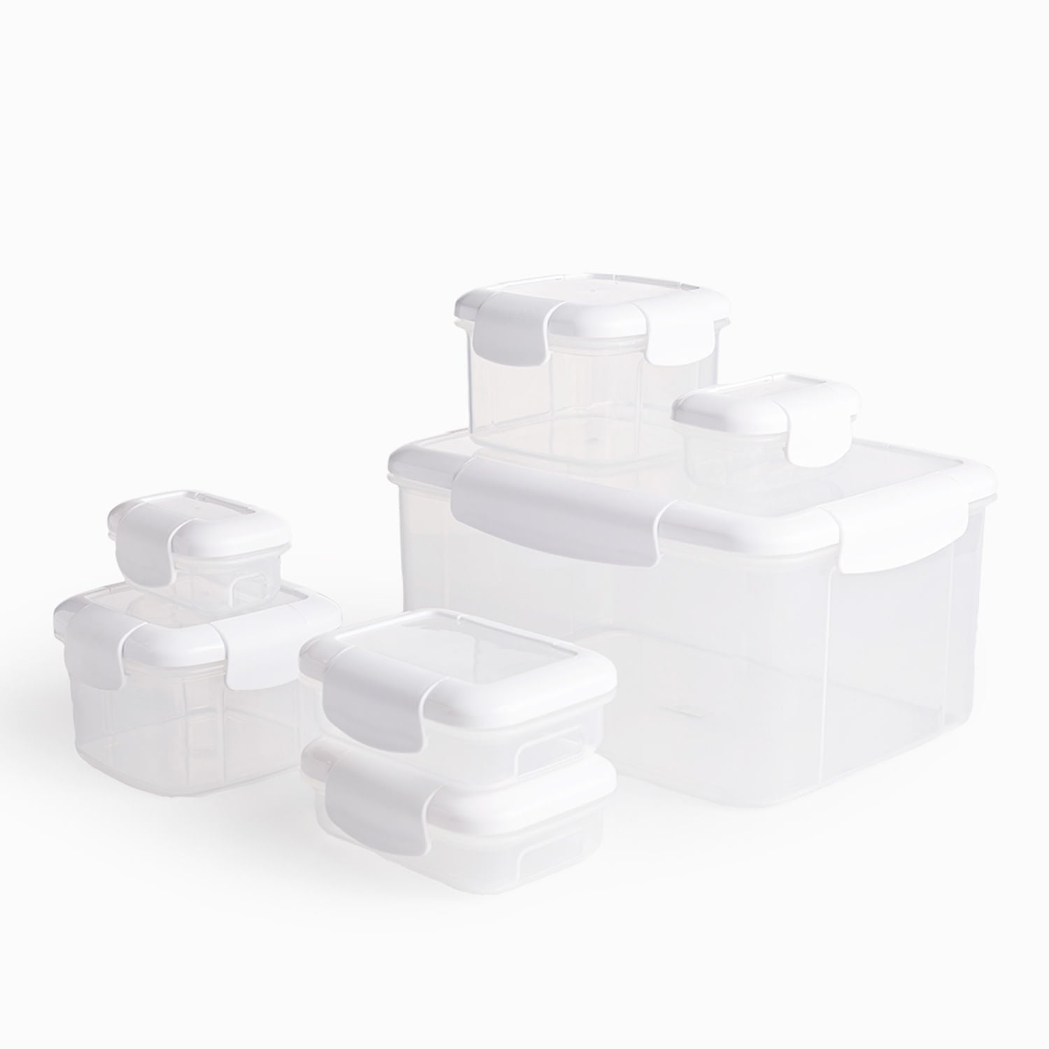 Recipientes Hermeticos Blanco Setx7 - Ambiente Gourmet México