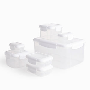 Recipientes Hermeticos Blanco Setx7 - Ambiente Gourmet México