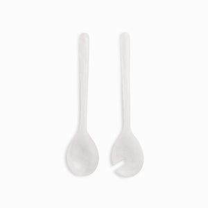 Servidoras en resina blanca set x2