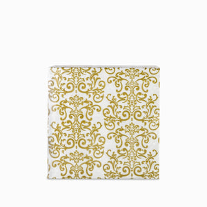 Servilletas arabescos dorado y blanco - Ambiente Gourmet México