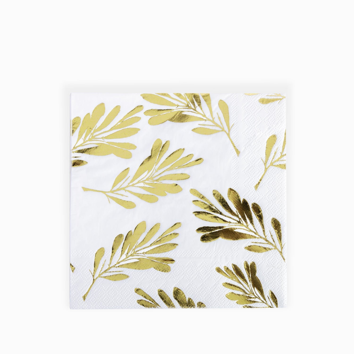 Servilletas hojas doradas - Ambiente Gourmet México