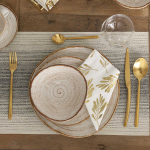 Servilletas hojas doradas - Ambiente Gourmet México