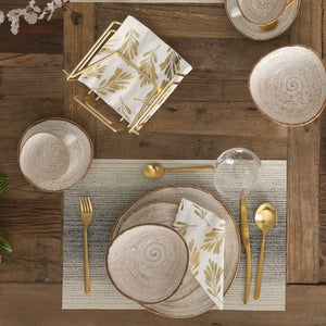 Servilletas hojas doradas - Ambiente Gourmet México