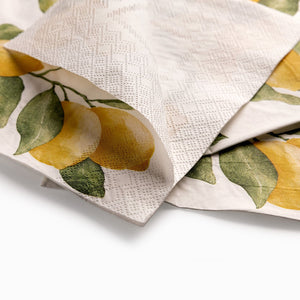 Servilletas limones set x20 - Ambiente Gourmet México