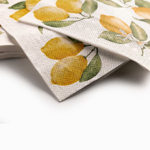 Servilletas limones set x20 - Ambiente Gourmet México