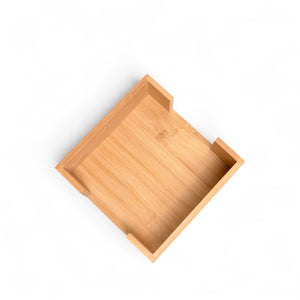 Servilletero en bambú cuadrado 18x18cm - Ambiente Gourmet México