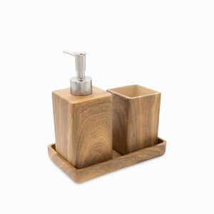 Set baño madera