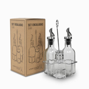 Set para ensaladas serie cubo - Ambiente Gourmet México