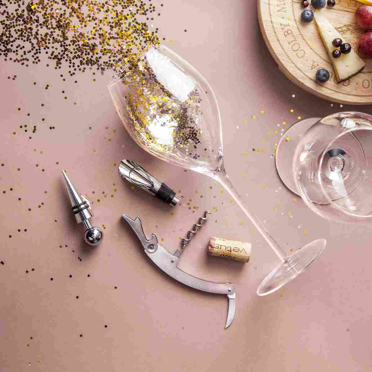 Set para vinos en acero x 3 - Ambiente Gourmet México