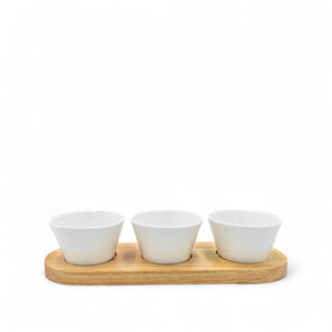 Set salseras cerámica y bandeja - Ambiente Gourmet México