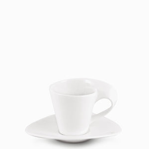 Set Taza y plato caracol grande x 8 pcs - Ambiente Gourmet México