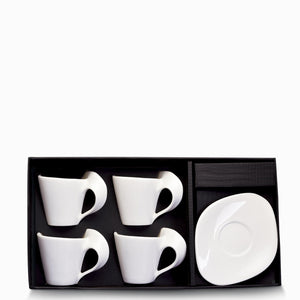 Set Taza y plato caracol pequeño x 8 pcs - Ambiente Gourmet México