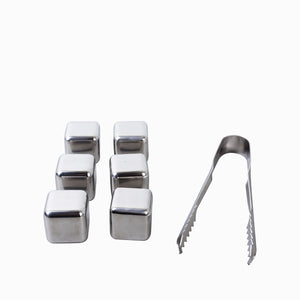 Set x 6 hielos en acero inoxidable - Ambiente Gourmet México